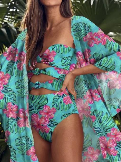 Bañador con kimono Bahamas