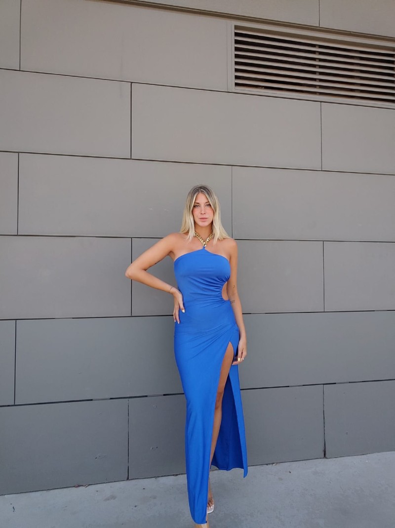 Vestido Martina Cadena Azul