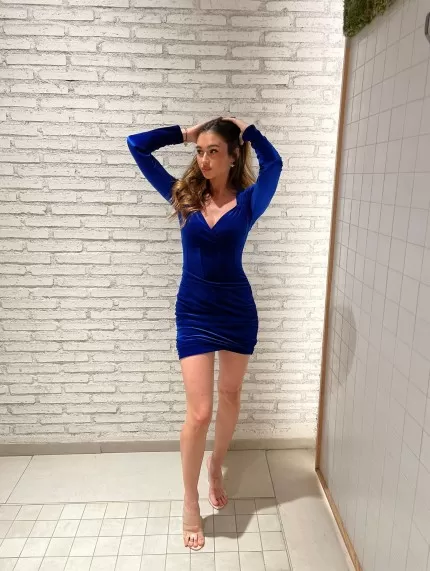 Vestido Corset Azul