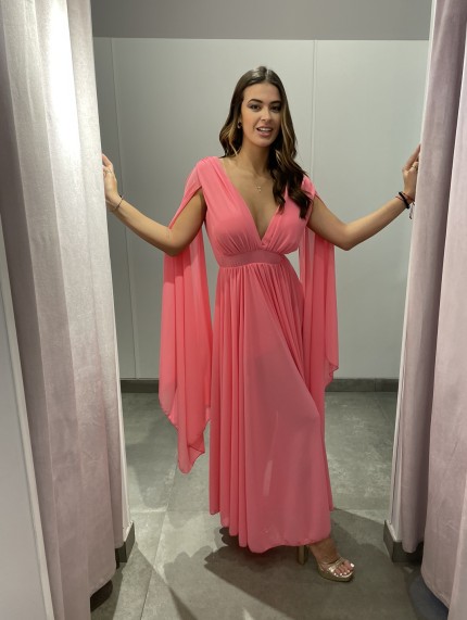 Vestido Tull rosa