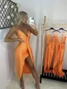 Vestido Nina Naranja