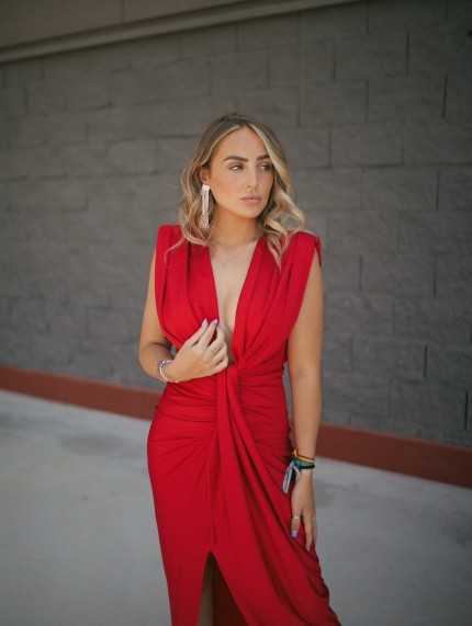 Vestido Velar Rojo