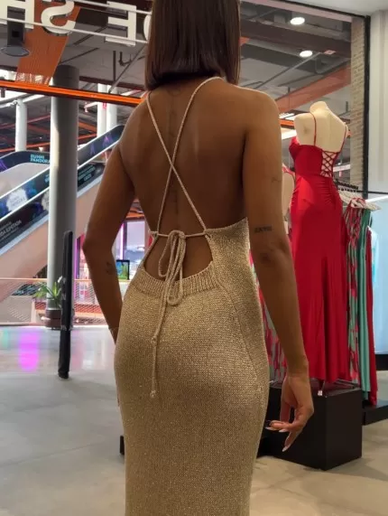 Vestido Ibiza Dorado