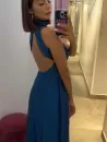 Vestido Sara Petróleo