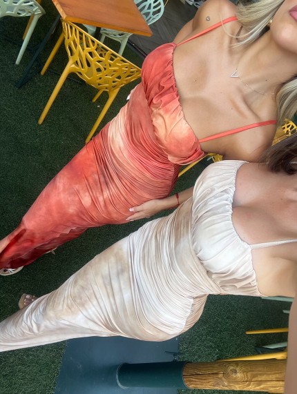 Vestido Oriana Naranja