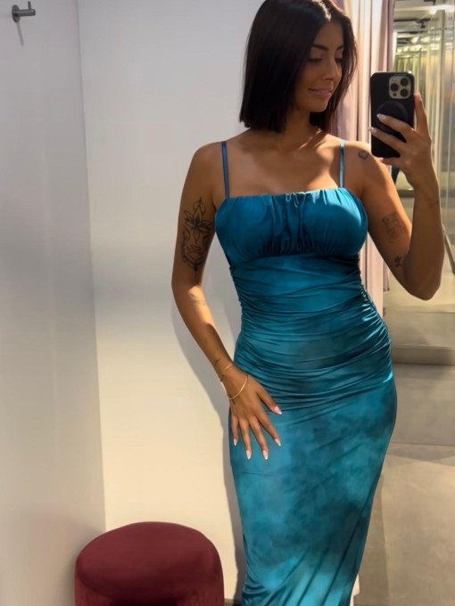 Vestido Oriana Azul