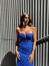 Vestido Luxury Brillo Azul