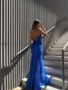 Vestido Luxury Brillo Azul