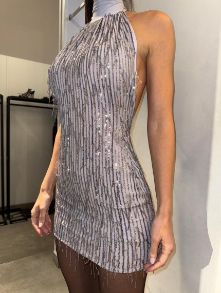 Vestido Luxe Plata