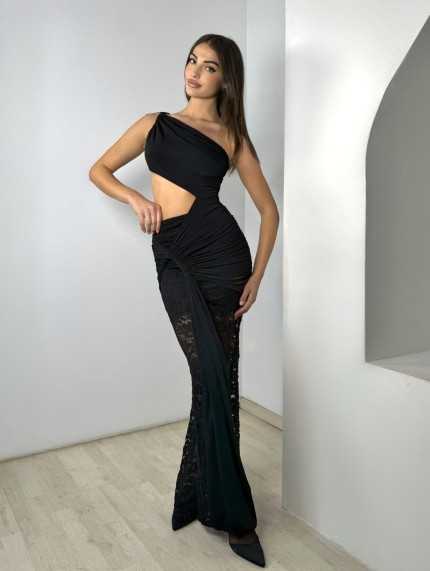 Vestido Encaje Largo