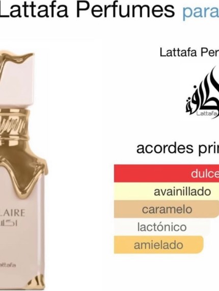 Perfume Eclaire Lattafa 100ML