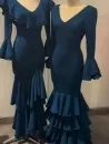 Vestido Flamenca Petroleo