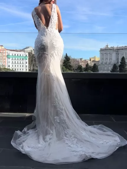 Vestido Novia Sirena