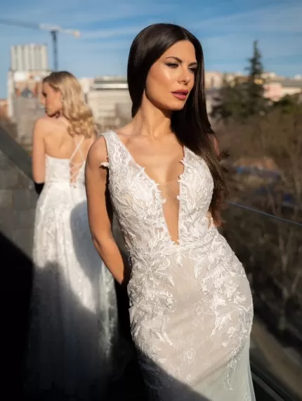 Vestido Novia Sirena