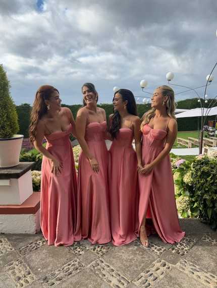 Vestido Corset Premium Coral