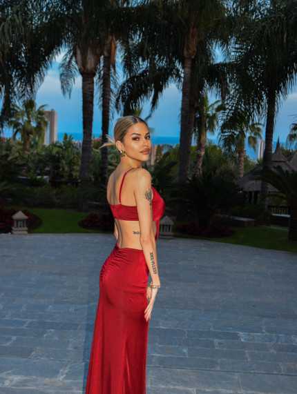 Vestido Coral