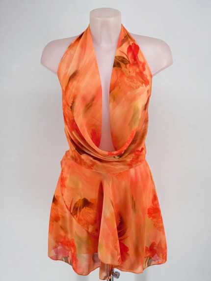 Vestido Tropical Salmon