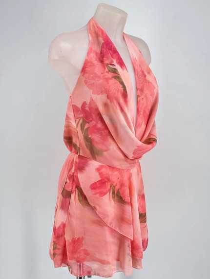 Vestido Tropical Salmon