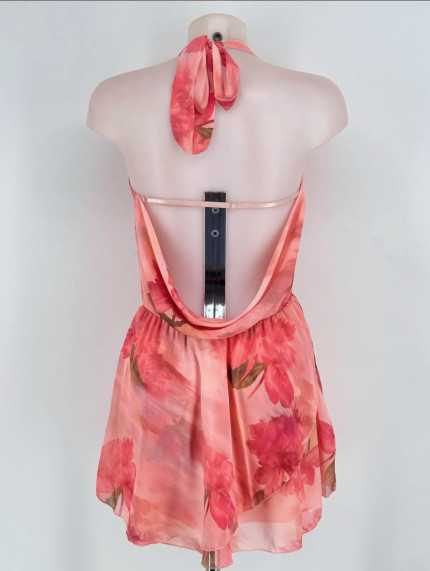 Vestido Tropical Salmon