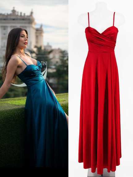 Vestido Clara Granate