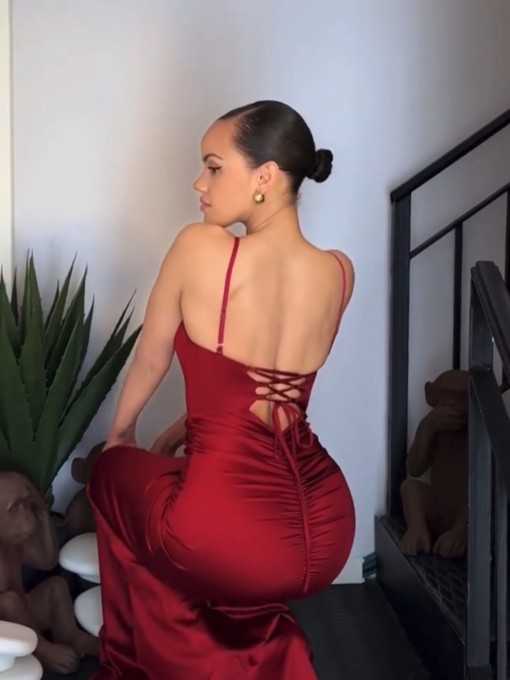 Vestido Katia Granate
