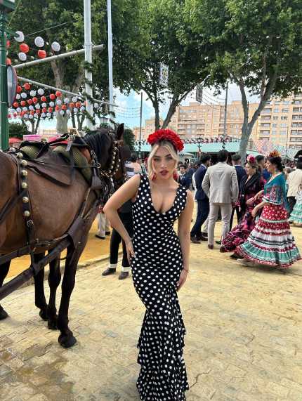 Vestido Flamenca Lunares