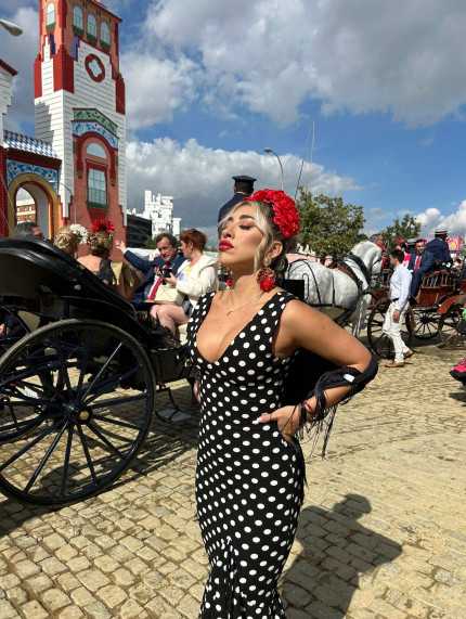 Vestido Flamenca Lunares
