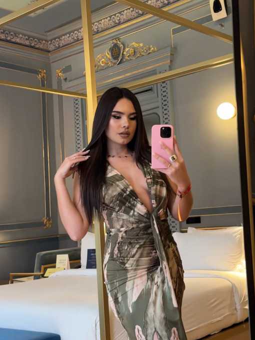 Vestido Velar Estampado Verde