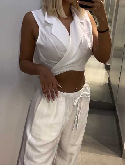 Conjunto Lino Blanco
