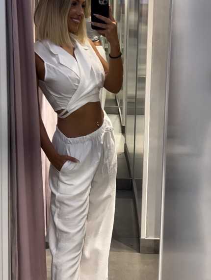 Conjunto Lino Blanco