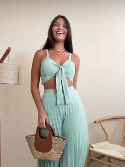 Conjunto Mango Turquesa