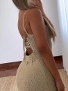 Vestido Corto Marbella Dorado