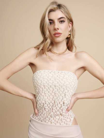 Vestido Nude