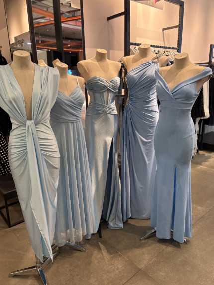 Vestido Luxury Celeste
