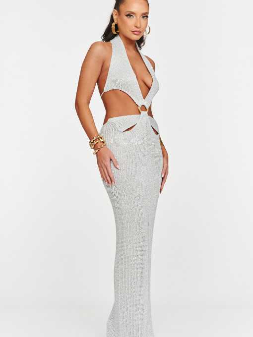 Vestido Mykonos Plata