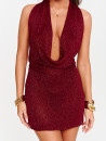 Vestido Cascada Rojo