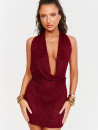 Vestido Cascada Rojo