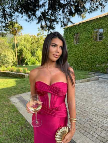 Vestido Luxury Granate