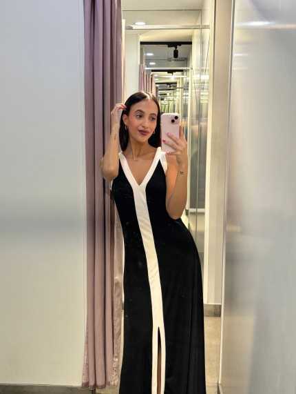 Vestido Melissa Canale Negro