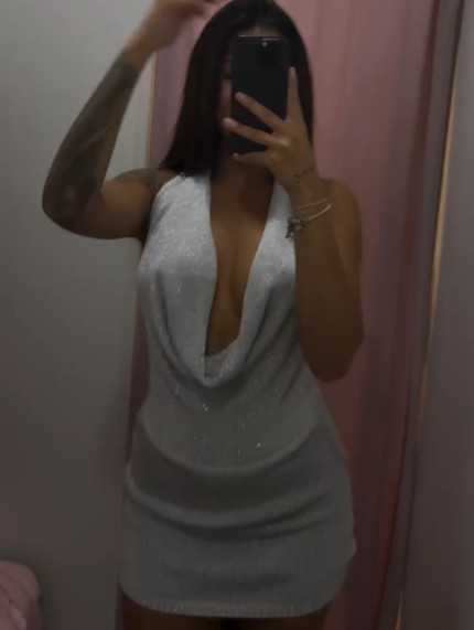 Vestido Cascada Plata