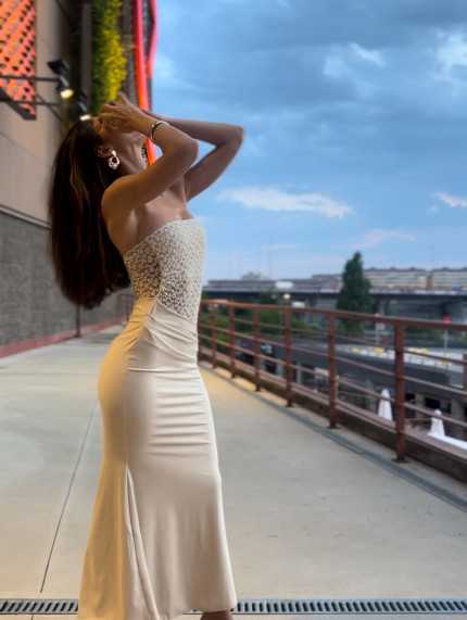 Vestido Nude