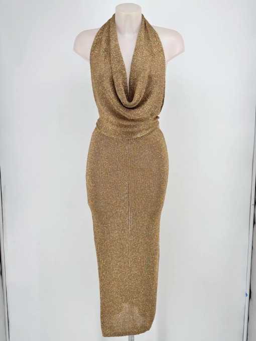 Vestido Cascada Largo
