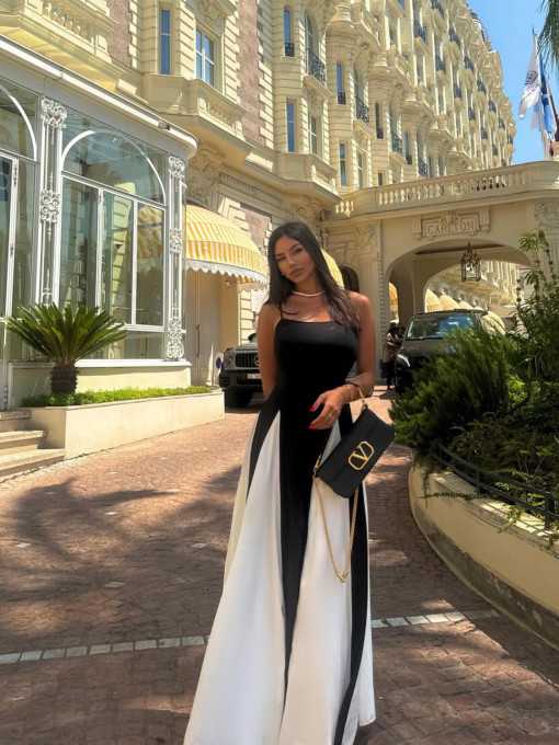 Vestido Black & White