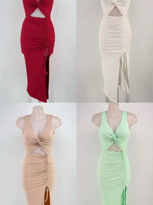 Vestido Canalé Nudo