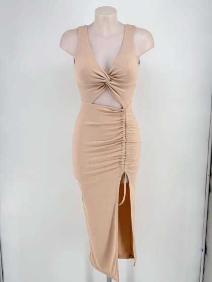 Vestido Canalé Nudo