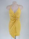 Vestido Detalle Canalé Corto