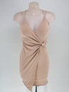 Vestido Detalle Dorado