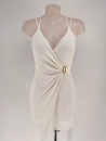 Vestido Detalle Dorado