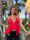 Top Lino Rojo