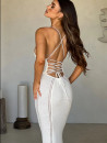 Vestido Rejilla Blanco